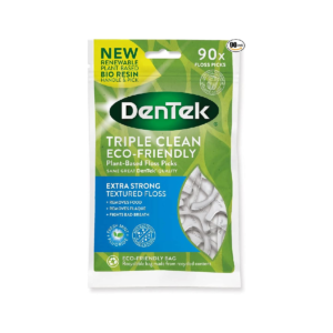 DenTek Triple Clean 90 Plant-Based Floss Picks