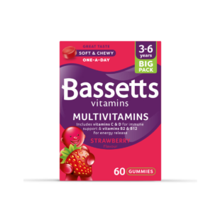 Bassetts Vitamins 3-6 Multivitamins Strawberry 60 Gummies